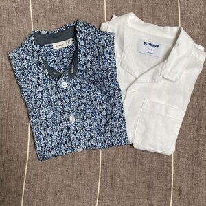 2 Short Sleeve Shirts -  size 7